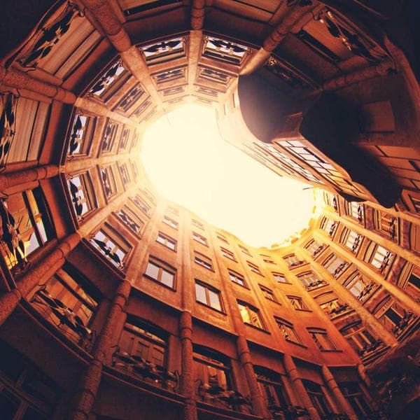 Tori Travertine Stool